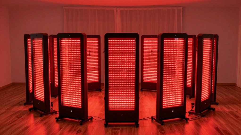 top full body red light panels