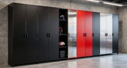 top garage bike storage cabinets