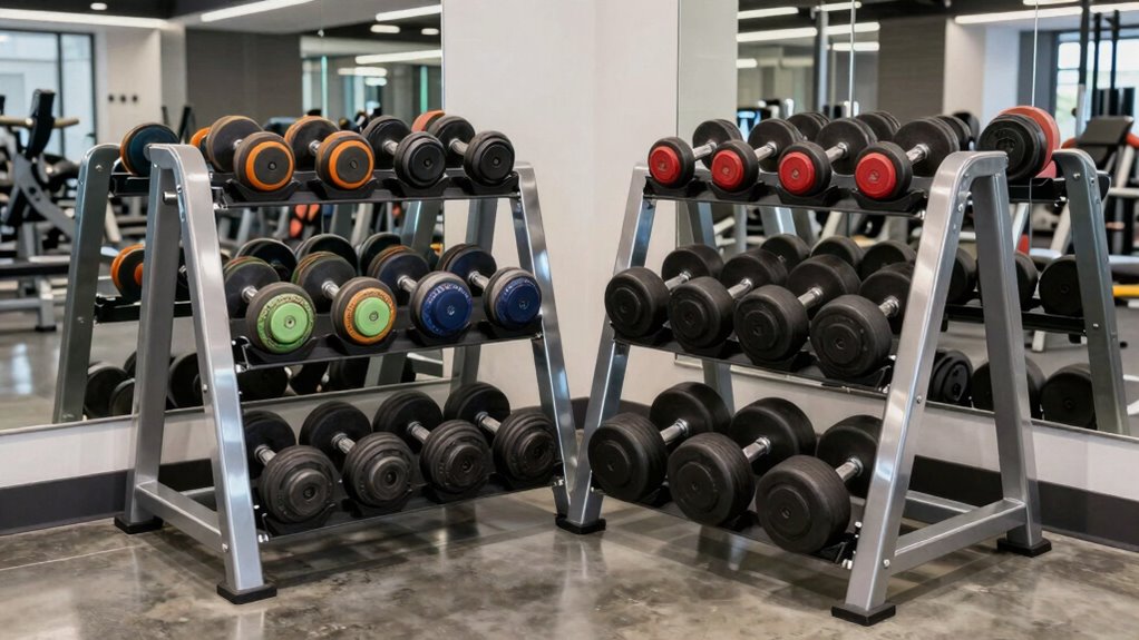 top heavy duty dumbbell racks