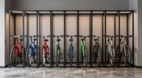 top vertical bike racks