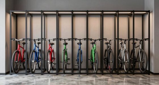 top vertical bike racks