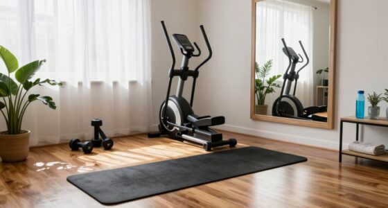 create a dedicated workout area