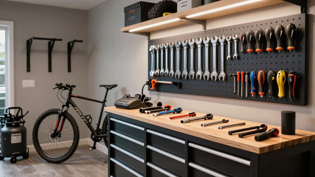 custom organized sustainable workspace