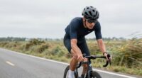 cycle with aerodynamic posture