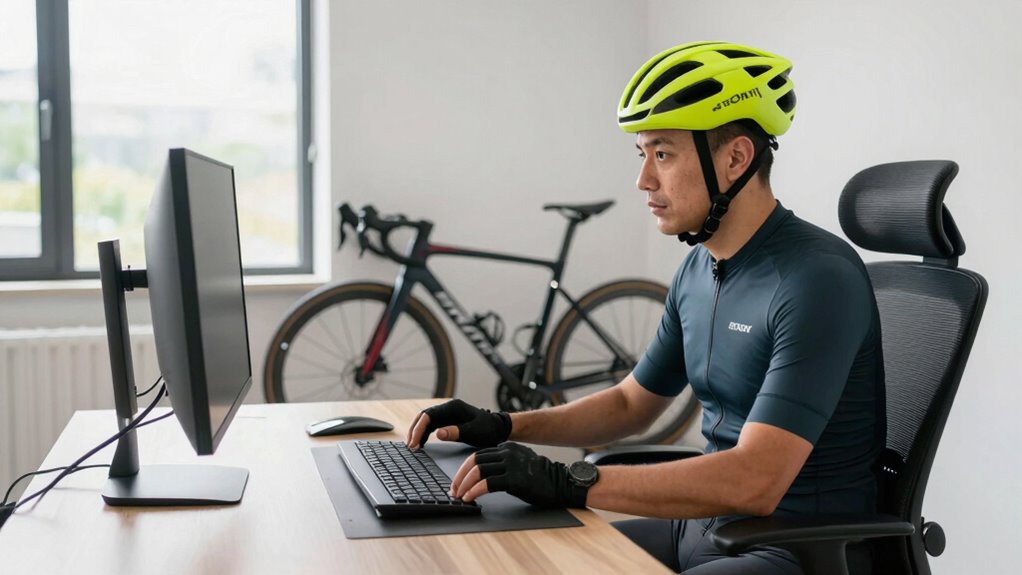 cycling inspired ergonomic posture