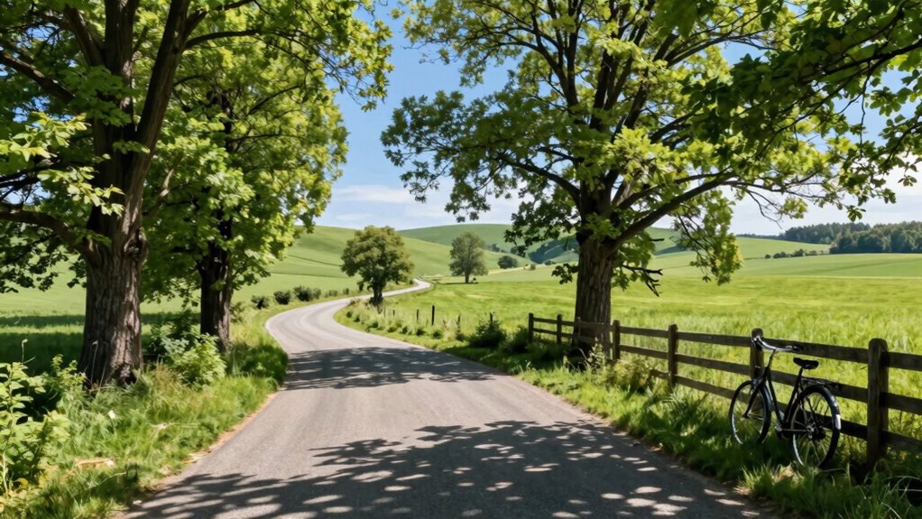discover scenic quiet routes