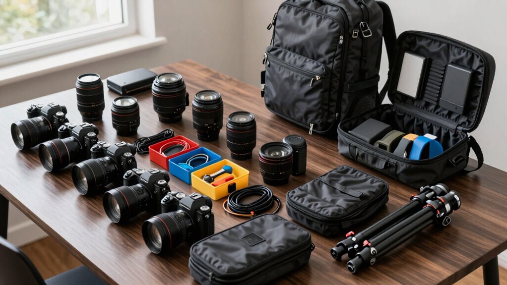 efficient event gear organization