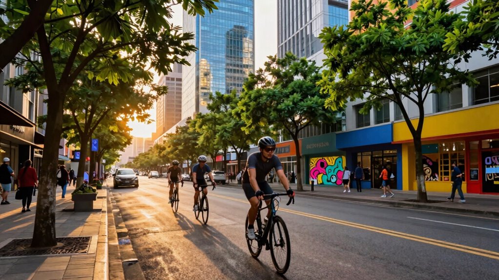 explore city by cycling