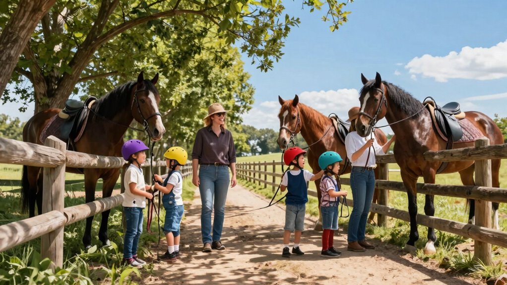 family horseback riding activities