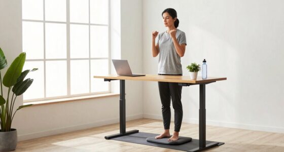 healthy standing desk habits