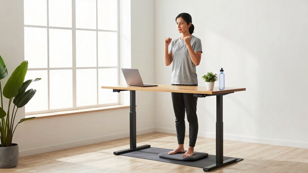 healthy standing desk habits