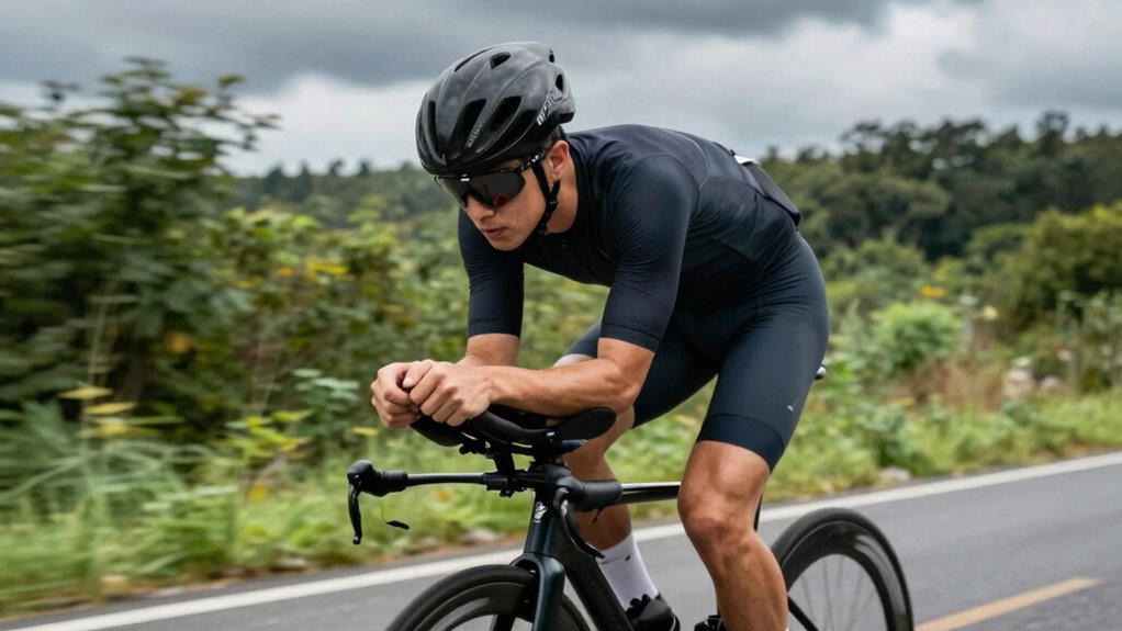 maintain aerodynamic steady cadence