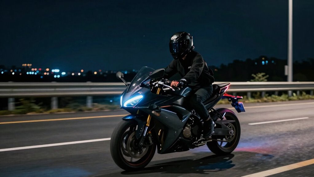 night rides reveal vibrant serenity
