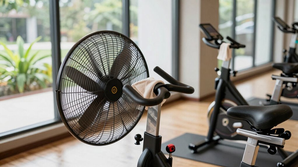 optimal indoor cycling ventilation