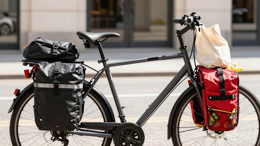 secure balanced pannier setup