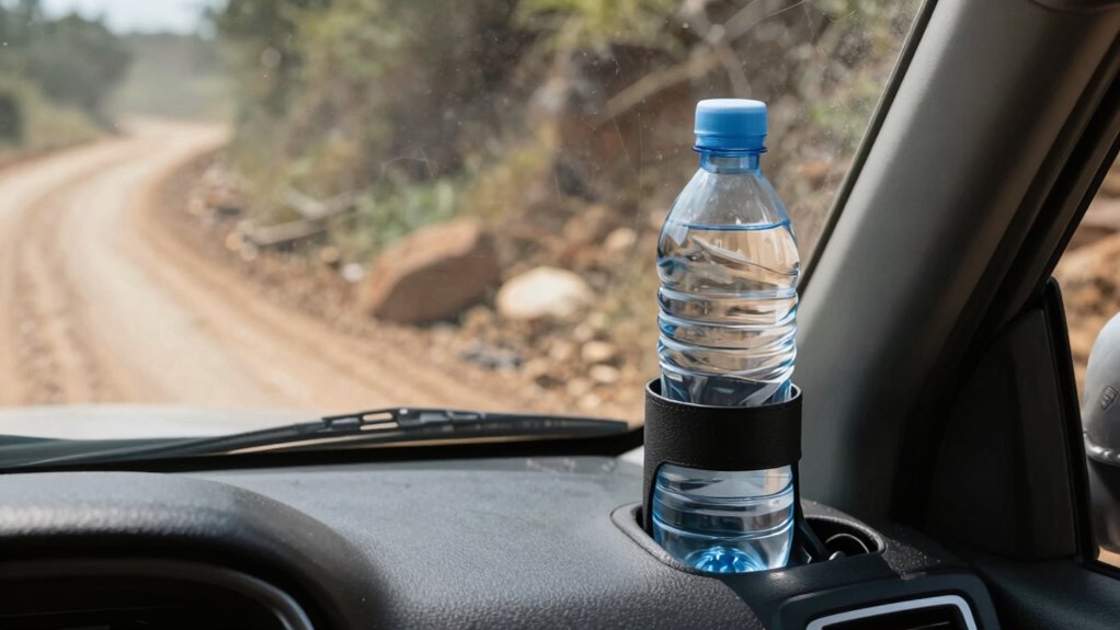 secure bottles during travel