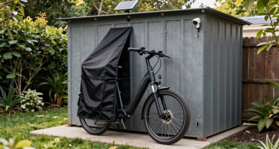 secure outdoor e bike storage