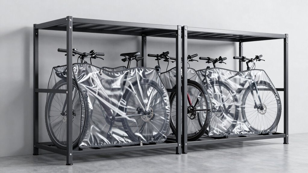 secure space efficient bike storage