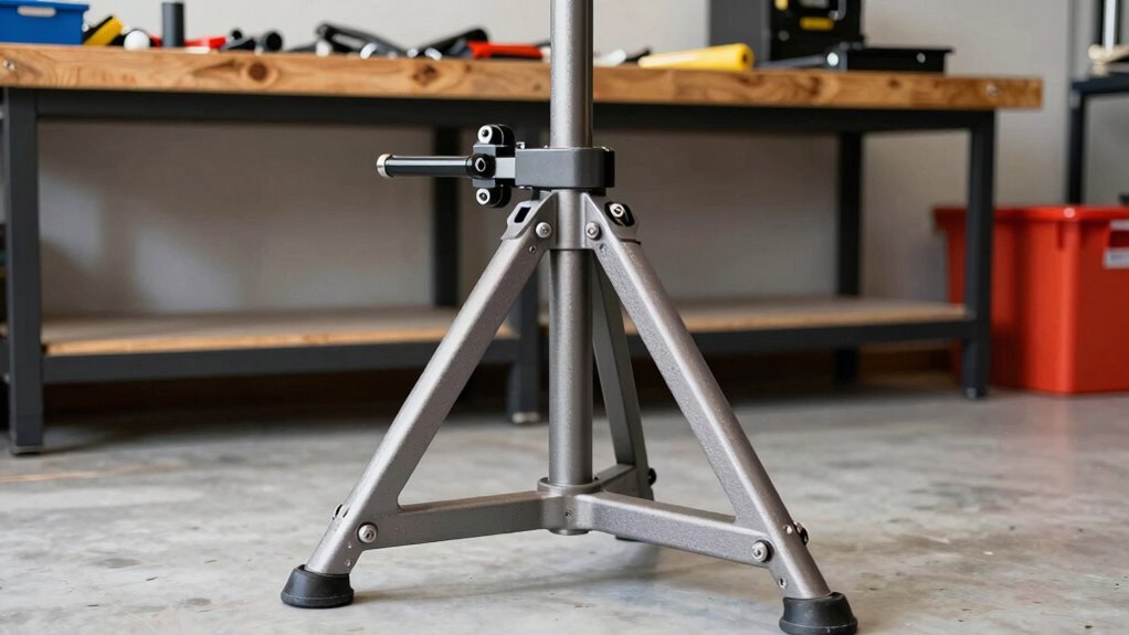 stable bike repair stand setup