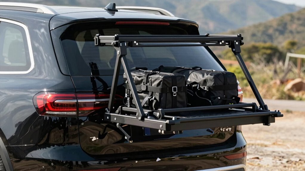 swing away bike rack safety