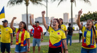 Thousands of Colombian Fans Gather at Bayfront Park Before Portugal Match