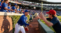 Chicago Cubs Outfielder Ian Happ Tossed A Ball To The Fans With $300 Wrapped Around It To Buy Beers For A Bunch Of Fans
